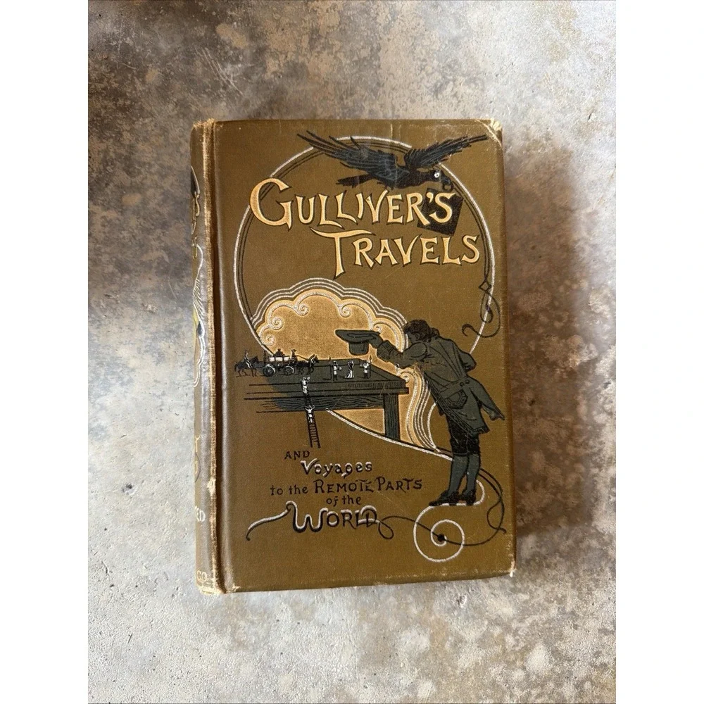vintage copy of Gulliver's Travels by Jonathan Swift